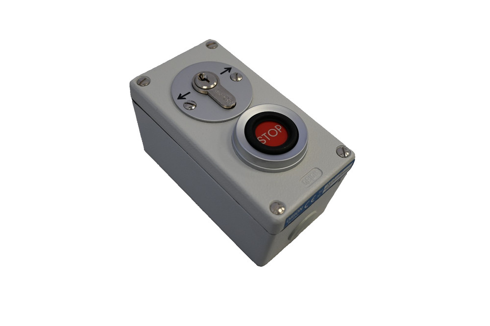 Orion AP2-2T key switch control station with stop button including key