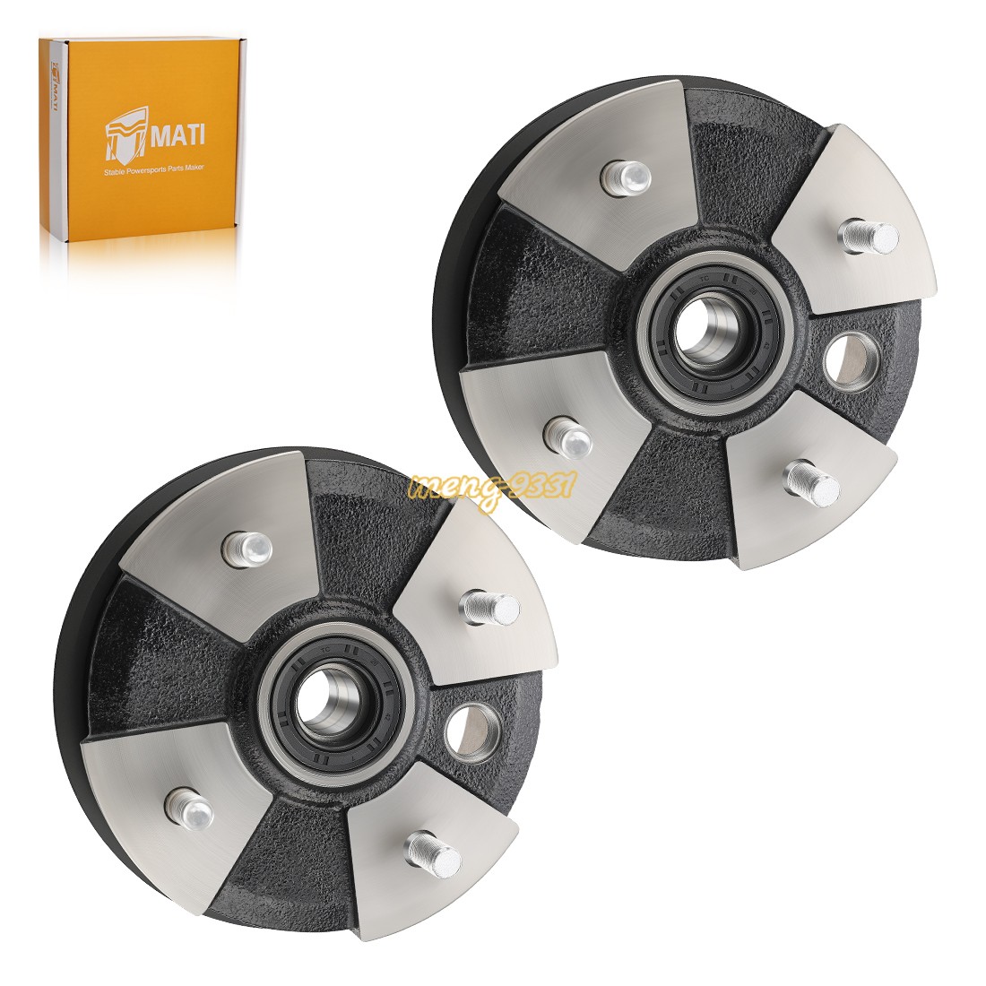 2X Front Brake Drums for Honda FourTrax TRX200/200D Recon 250 TRX250TM/TM TRX250