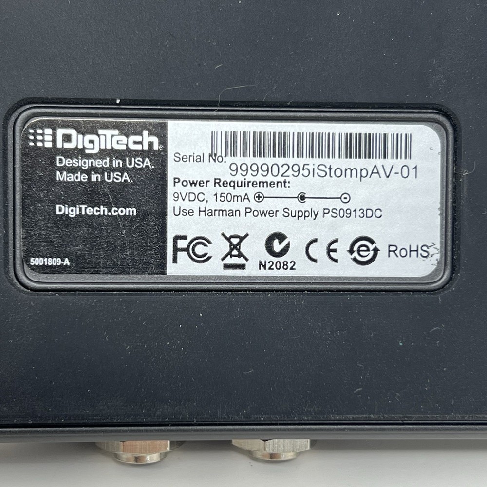 DigiTech iSTOMP DOWNLOADABLE STOMPBOX Multi-Effects Guitar Effect Pedal