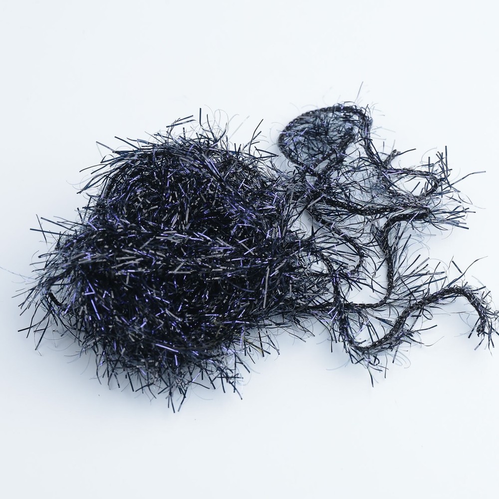 Hareline UV Polar Chenille - Medium - Black