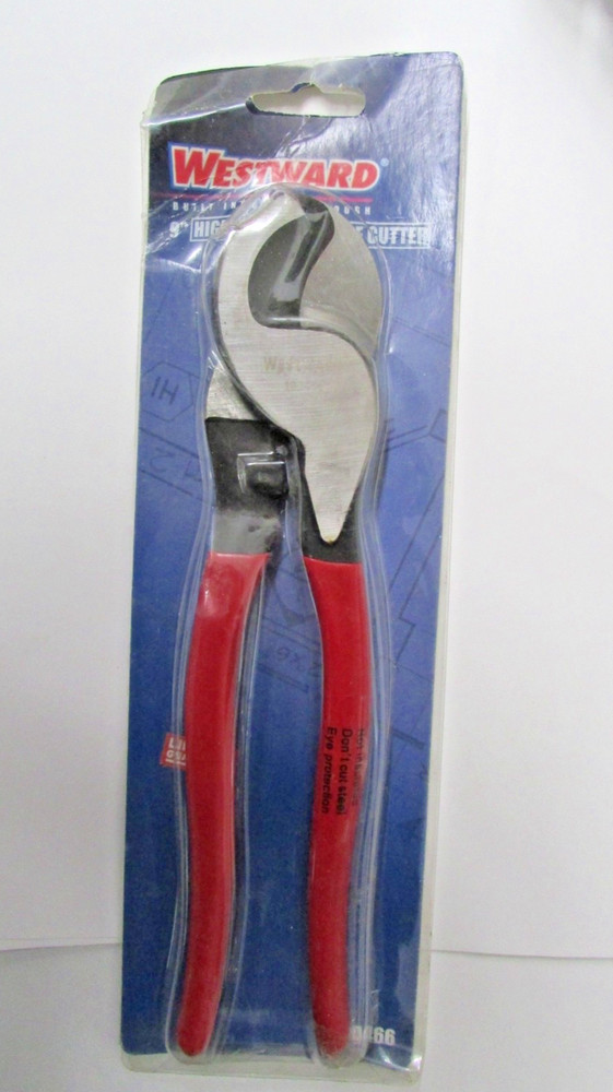 Westward 10D466 9" Cable Cutter, 1/2" Cap, Shear Cut