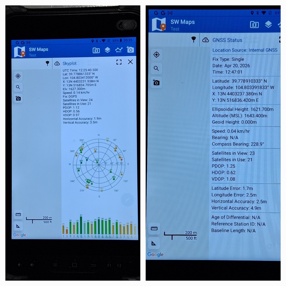 Juniper Systems CEDAR CT8. Sleek & Rugged Designed With SW Maps Installed.