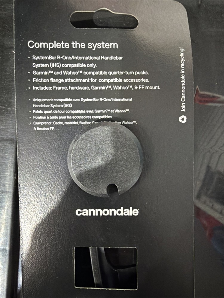 SystemBar R-One Computer Mount for Cannondale Bike Mount Accessory
