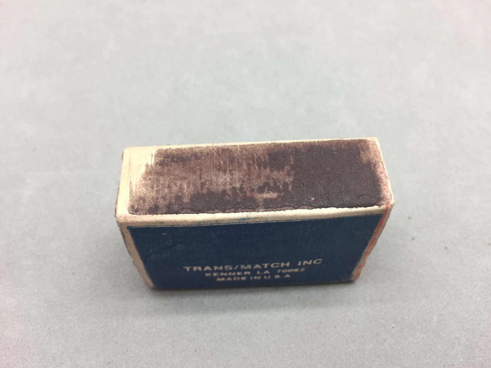 Vintage Matchbook Matchbox Roi-Tan Cigar Man to Man Smoke Wood Stick Matches