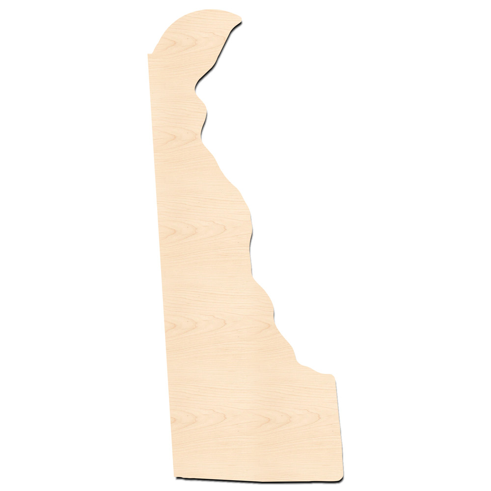 Delaware Shape-Unfinished Delaware Cutout