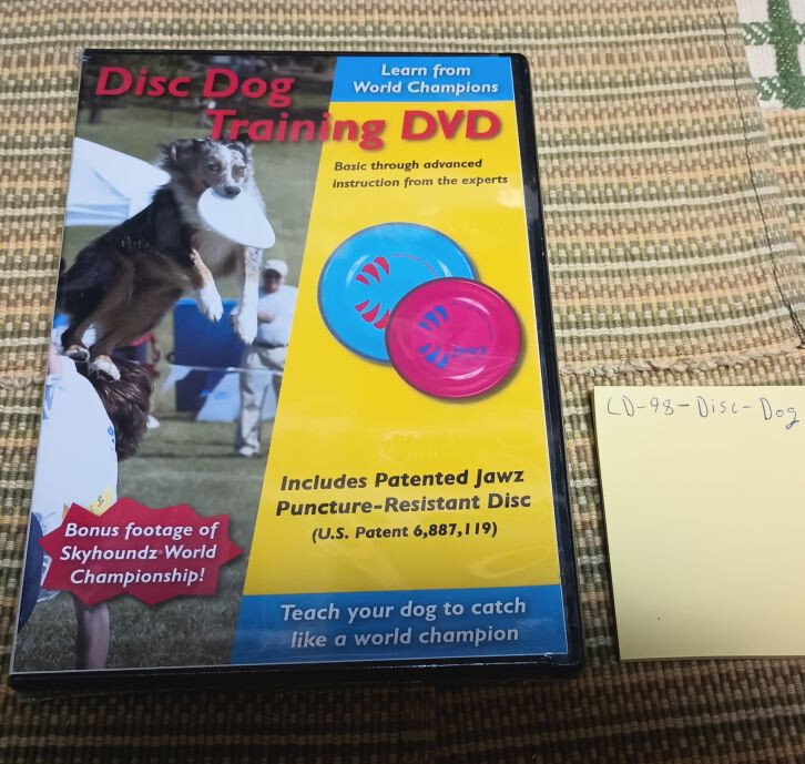 Disc Dogs Frisbee Catching Retrieving Training DVD  BRAND NEW - SEALED