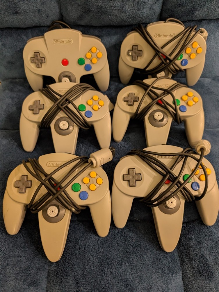 Nintendo 64 Controller in Gray - OEM Original, Tested & Used