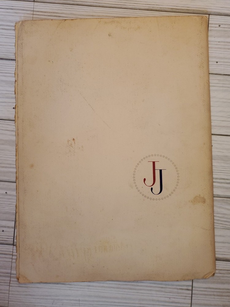 1951 Jefferson Jackson Dinner Program Includes Menu Democratic Fundraiser RARE A