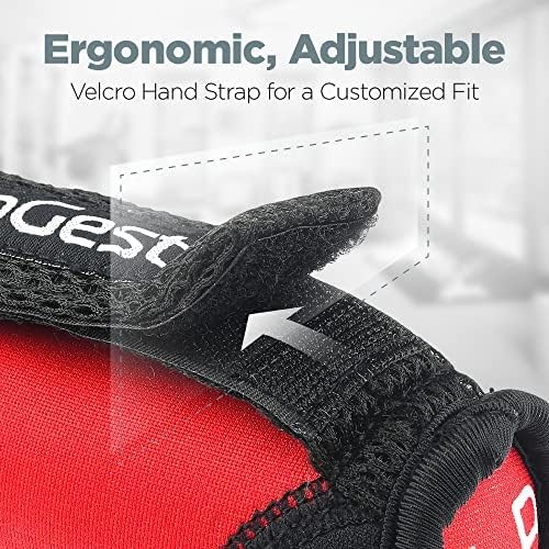 Soft Hand Weights with Adjustable Straps | 2LB Neoprene Dumbbells
