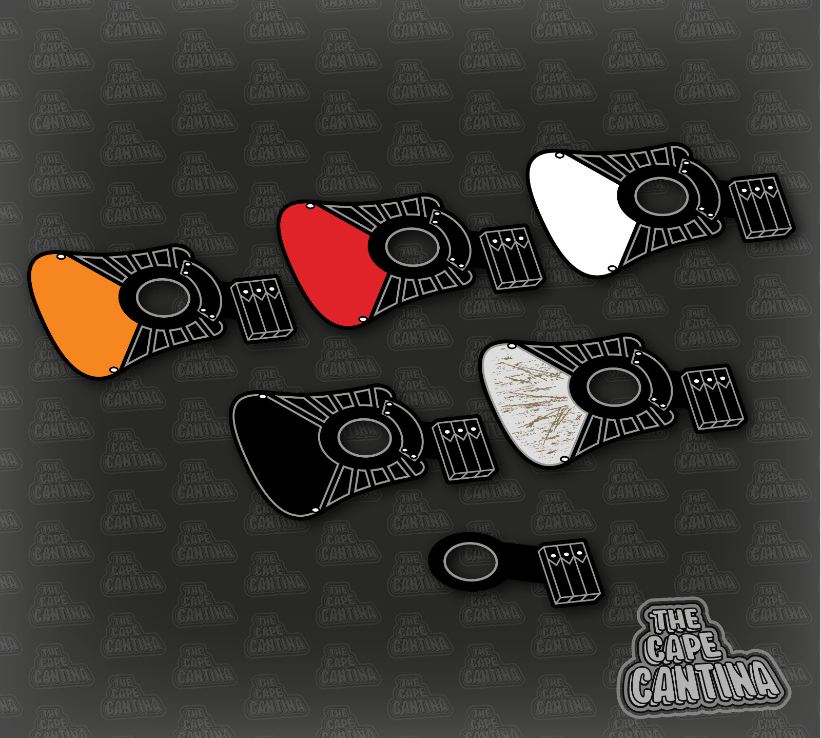 Star Wars Empire Stormtrooper Ranked Pauldron Custom Cloth Accessory for LEGO