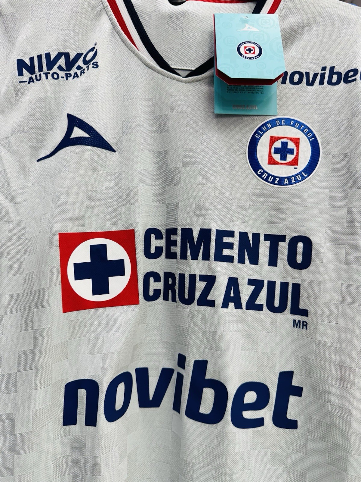 NEW CRUZ AZUL AWAY JERSEY 2025-2026 PERSONALIZE PIRMA LIGA MX MEN FOOTBALL