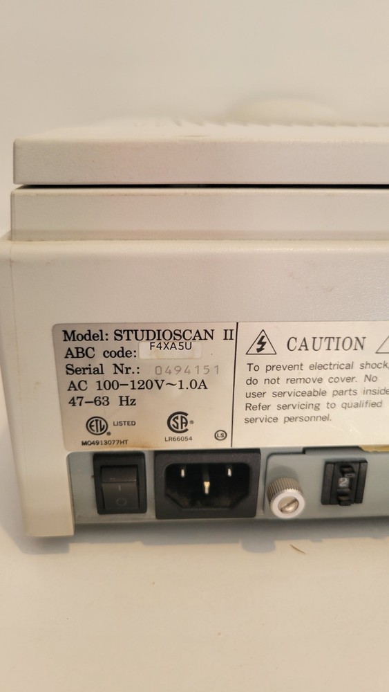 Agfa StudioScan II Professional Flatbed Scanner – Serviced & Working –...