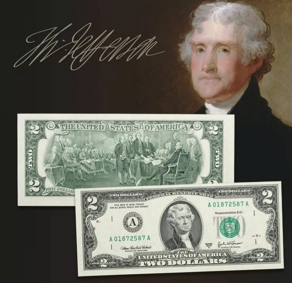*25 Pack Uncirculated/Sequential Two Dollar Bills 69.90**