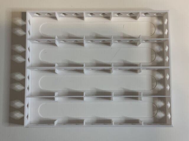STORAGE TRAY for Stampin Up Ink SPOT 1x1 inch pads Holds up to 20 spots EMPTY