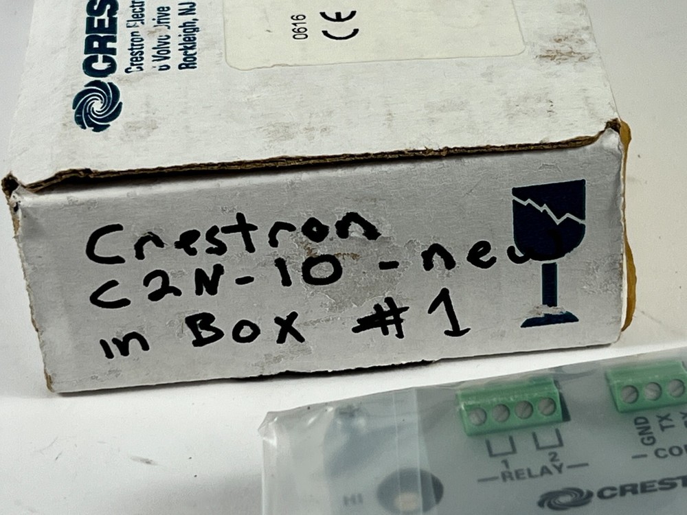 Crestron C2N-10 Keypad – New with Bracket – Unit #1