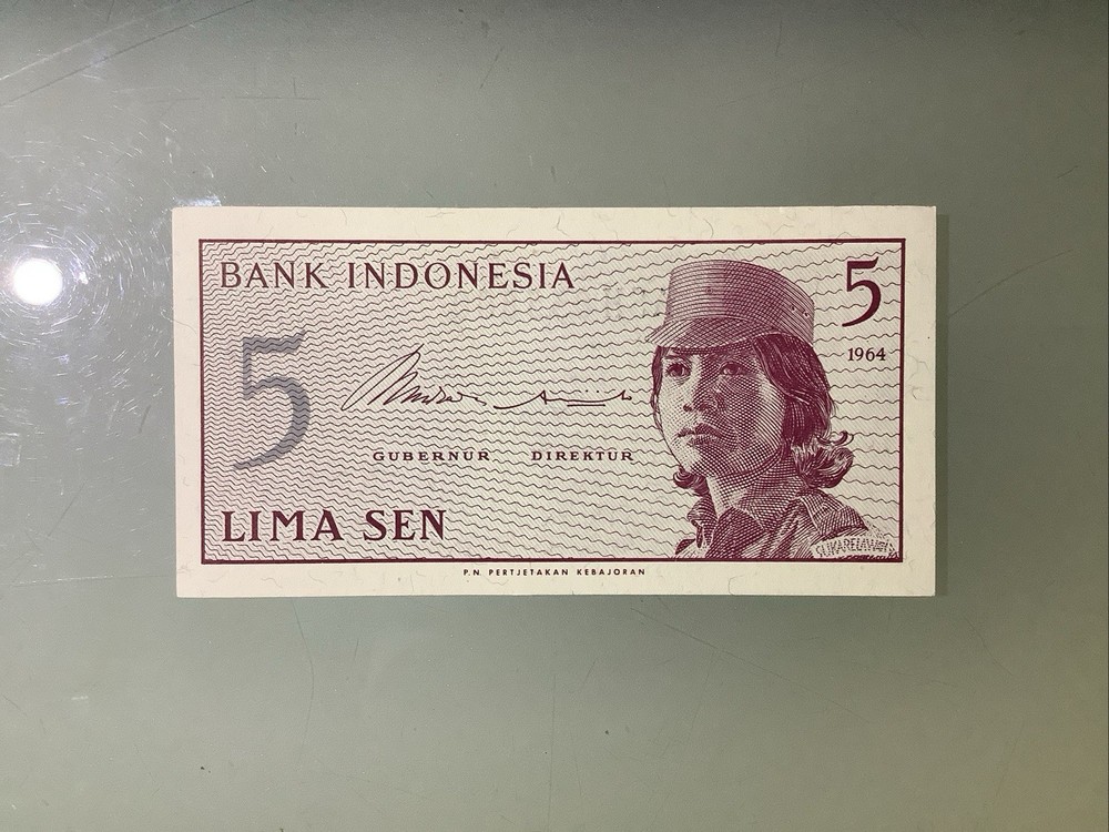 Indonesia 5 Sen 1964 UNC