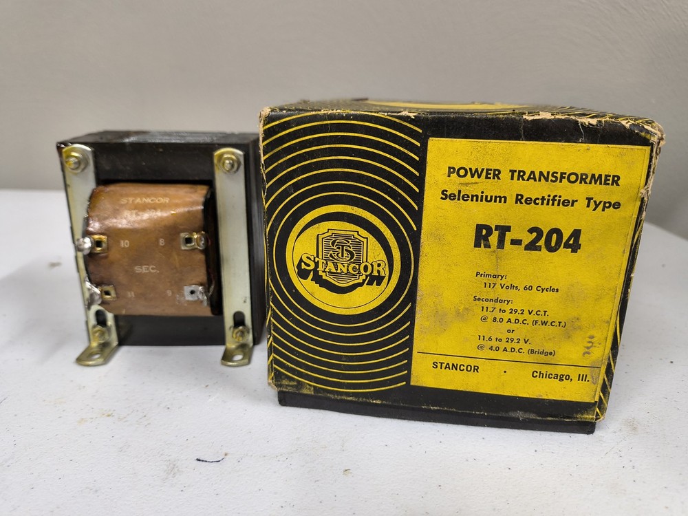 New STANCOR RT-204 Power Transformer Selenium Rectifier Type
