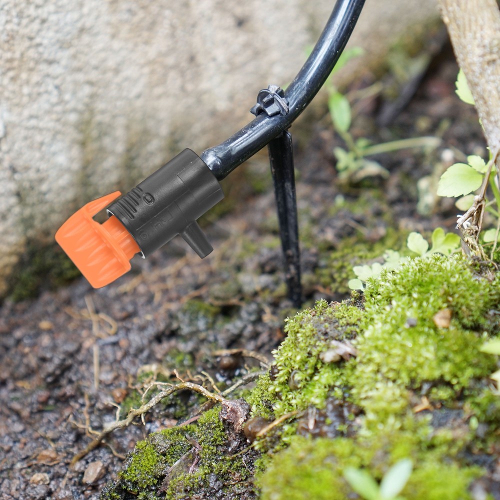 10-Pack Flag Irrigation Dripper Emitter, 0-200L/H Drip Irrigation Connect