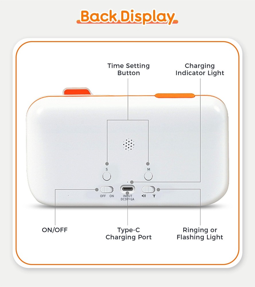 Best 3-in-1 Visual ADHD Timer for Kids & Adults with Planning Board, Task Timer