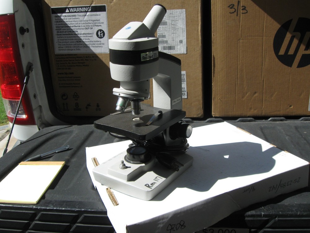 microscope Reichert 160 2/objective lens
