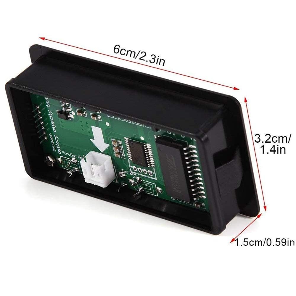 12V 24V 36V 48V Battery Capacity Indicator Golf Cart Voltage Meter with LCD D...