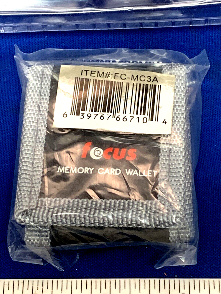 Bundle Focus 8" Table Top Tripod For Digital Camera & Memory Card Wallet ...New