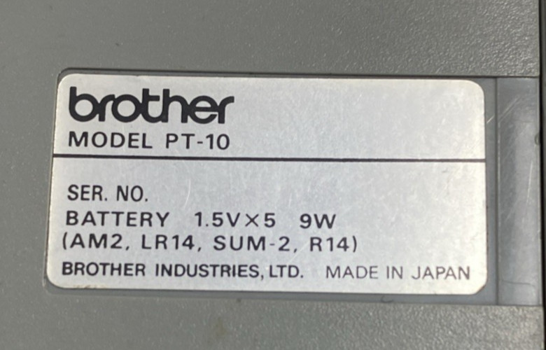 BROTHER P-Touch Compact Electronic LABEL MAKER Labeling System