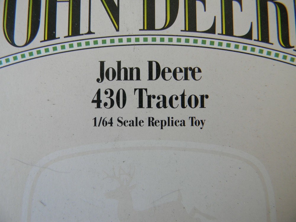 ERTL John Deere 430 Tractor New Sealed