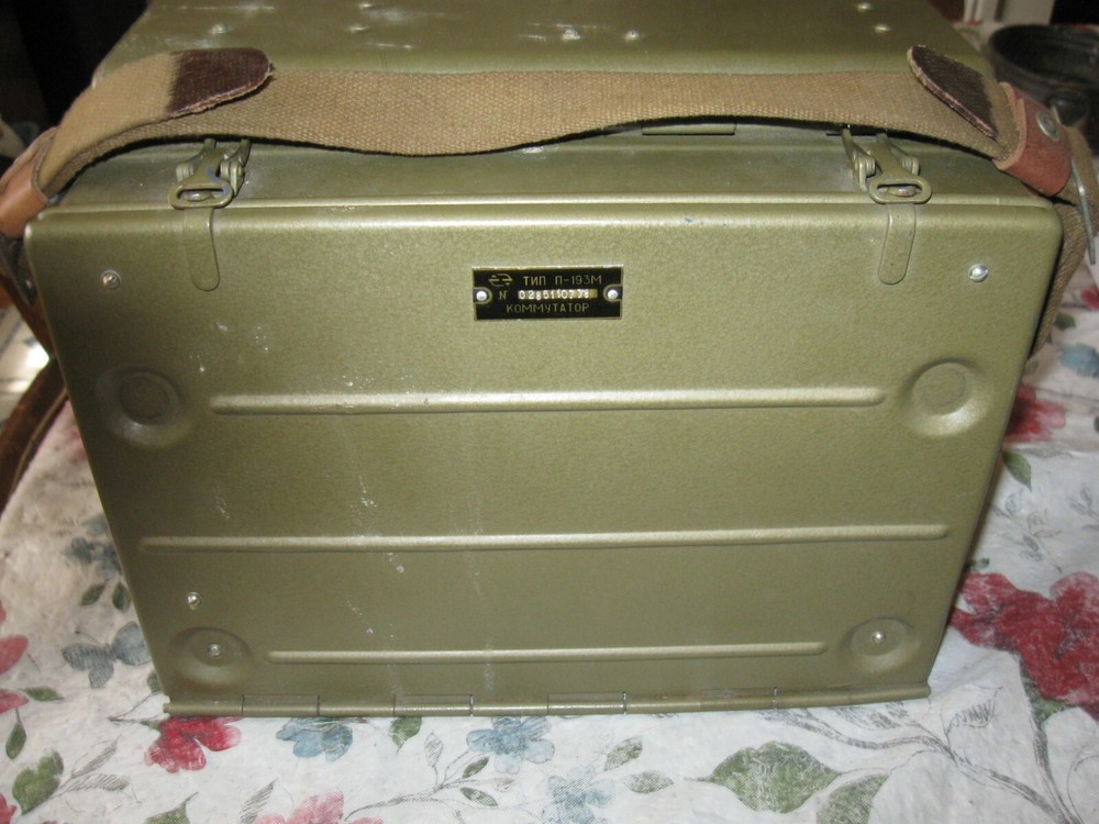 RARE WWII Soviet Field Telephone Switchboard