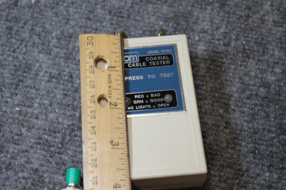 L-Com DX35A Coaxial Cable Tester Kit Zip Case WORKING