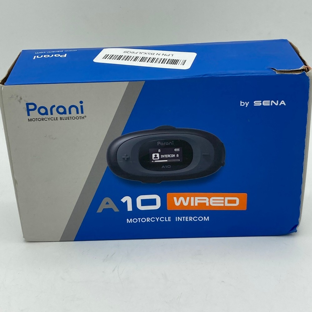 Sena Parani A10 Intercom Headset for Motorcycles (Wired Mic)