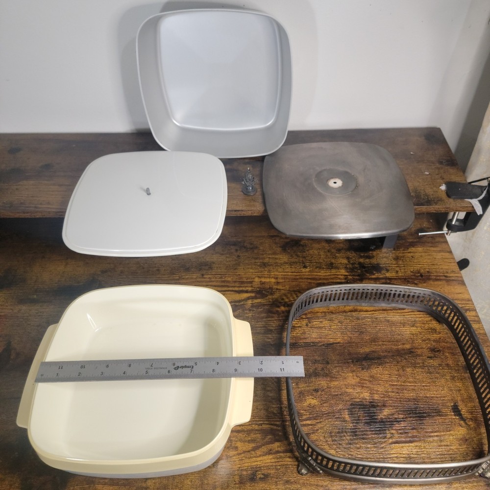 Gorham Silverplate Casserole Stand YC90 w/ Lid Insert Vintage Buffet Warm Dish