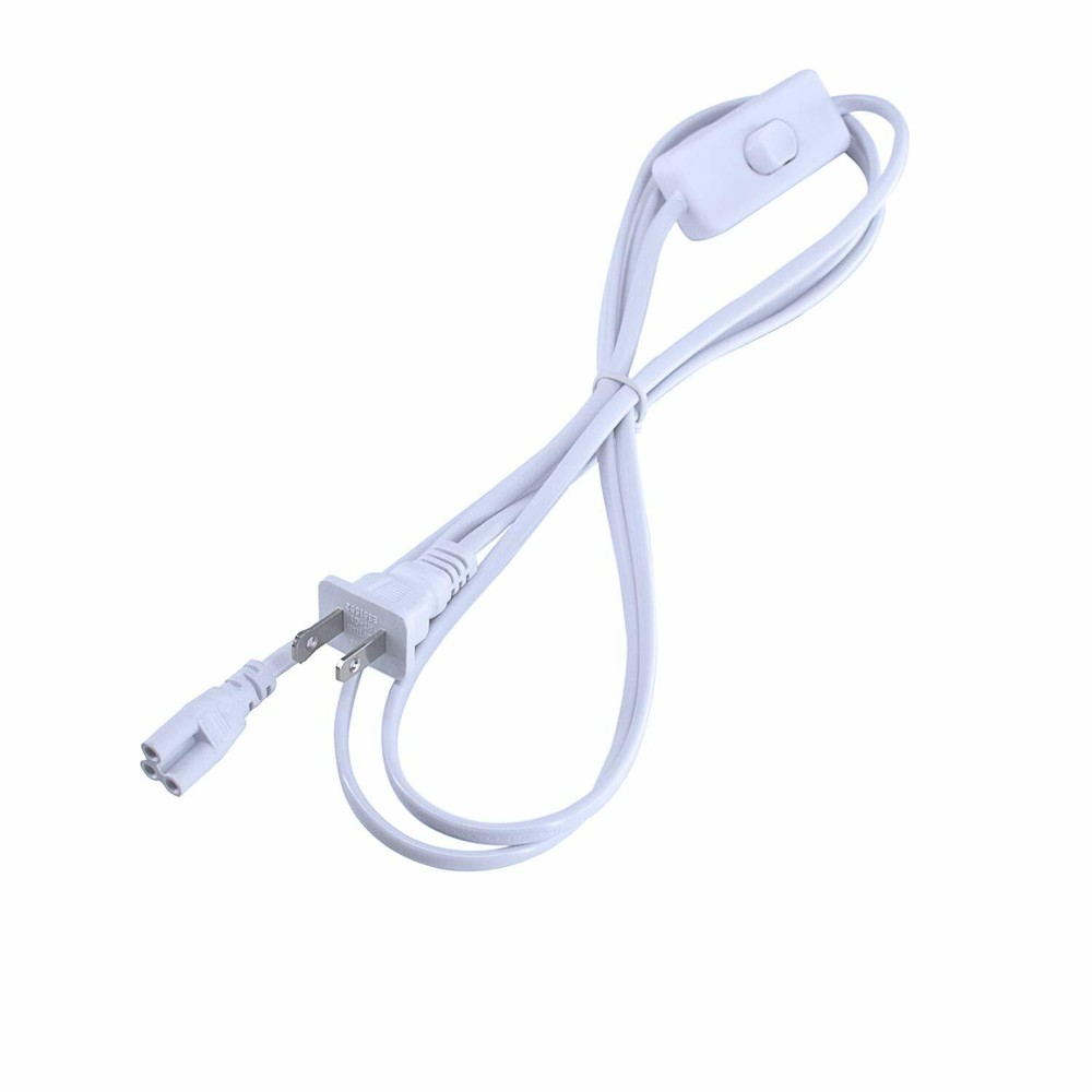 6FT 4-24 Pack, US Plug Power Cords & Extensions for T8/T5 LED Lights