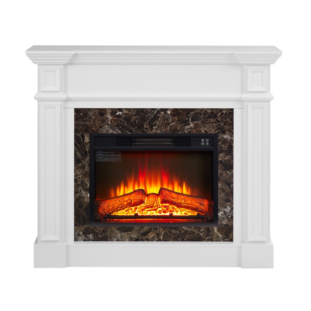 Fireplace mantel Includes remote control Adjustable flames