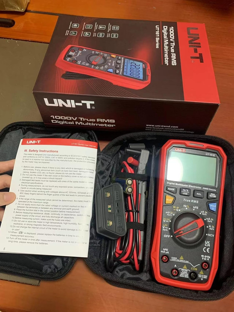 UT892 High Voltage Digital Multimeter 2000V AC/DC True RMS 6000 Counts