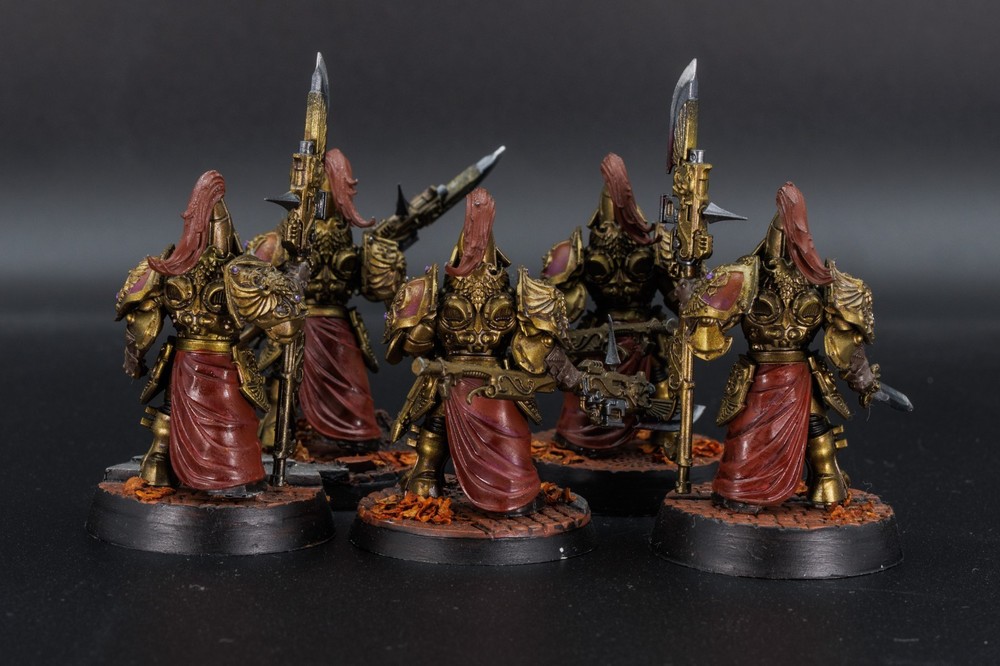 Horus Heresy Custodes Army Well Painted