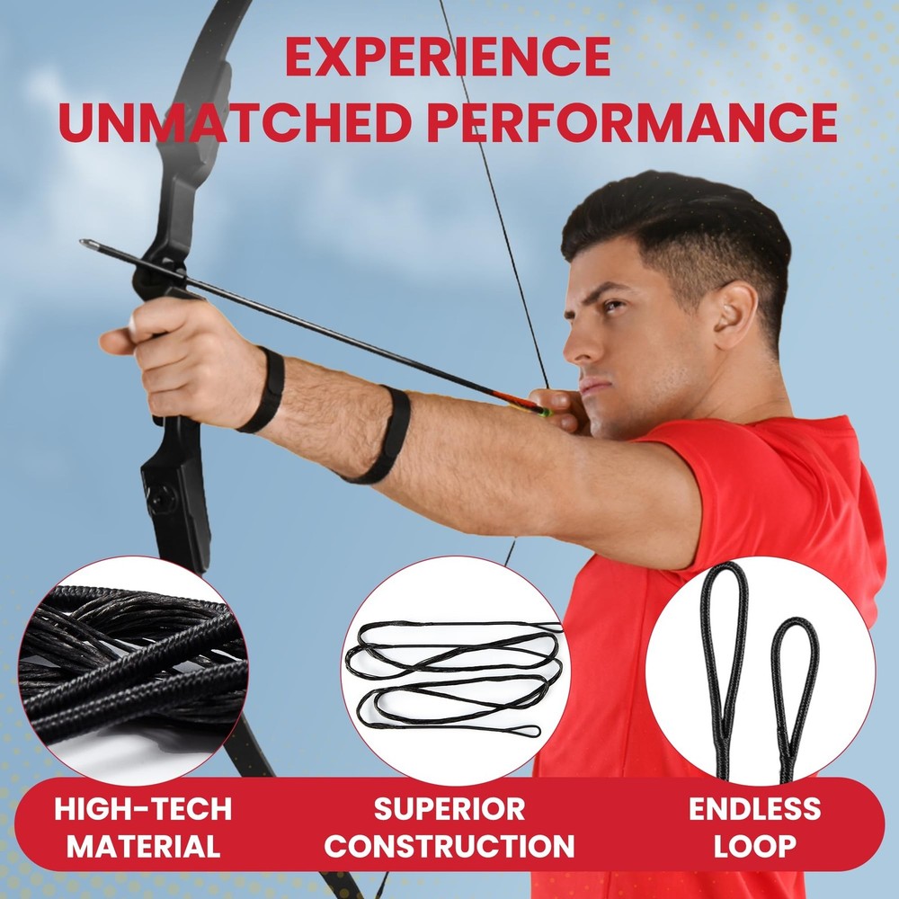 Legend Recurve Bow String - Dacron Bow String Replacement - Traditional Bowst...