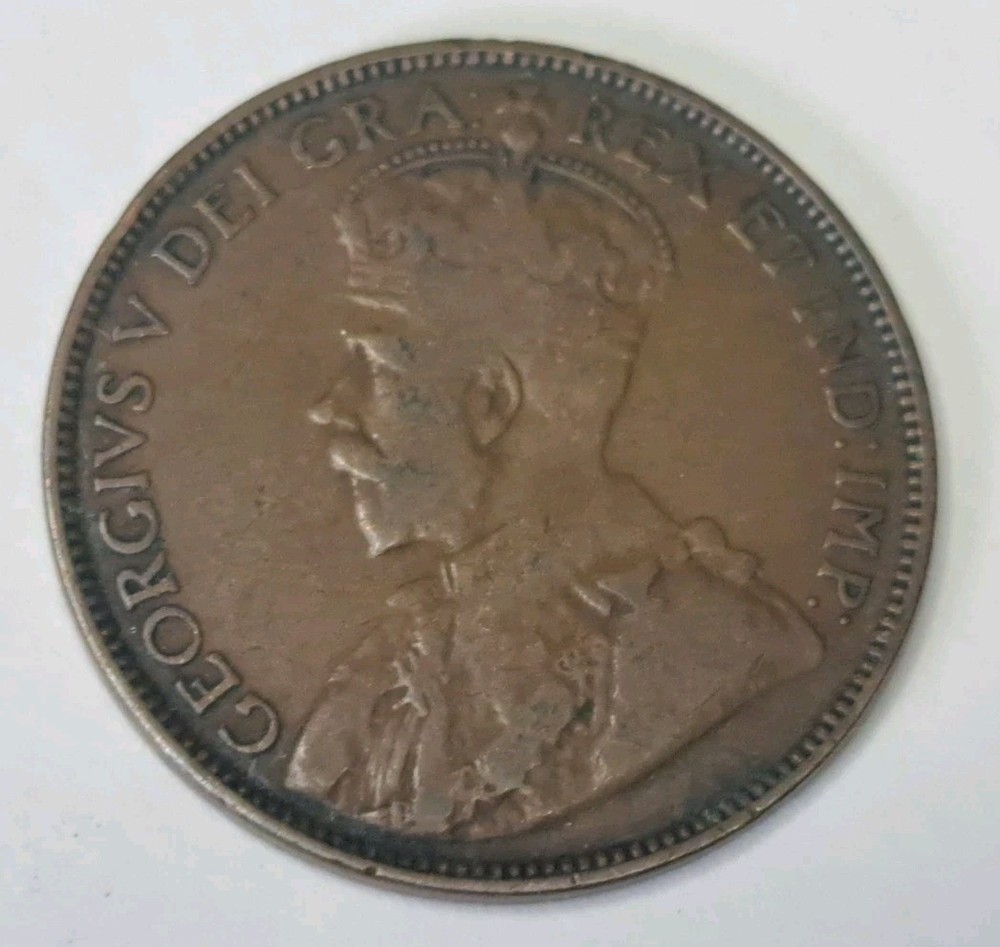 1917 Newfoundland One Cent Coin