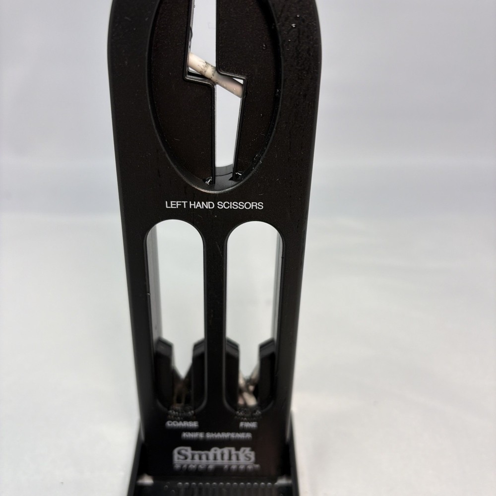 Smith's Knife & Scissors Sharpener For Fine & Coarse Knife. Right/left Scissors