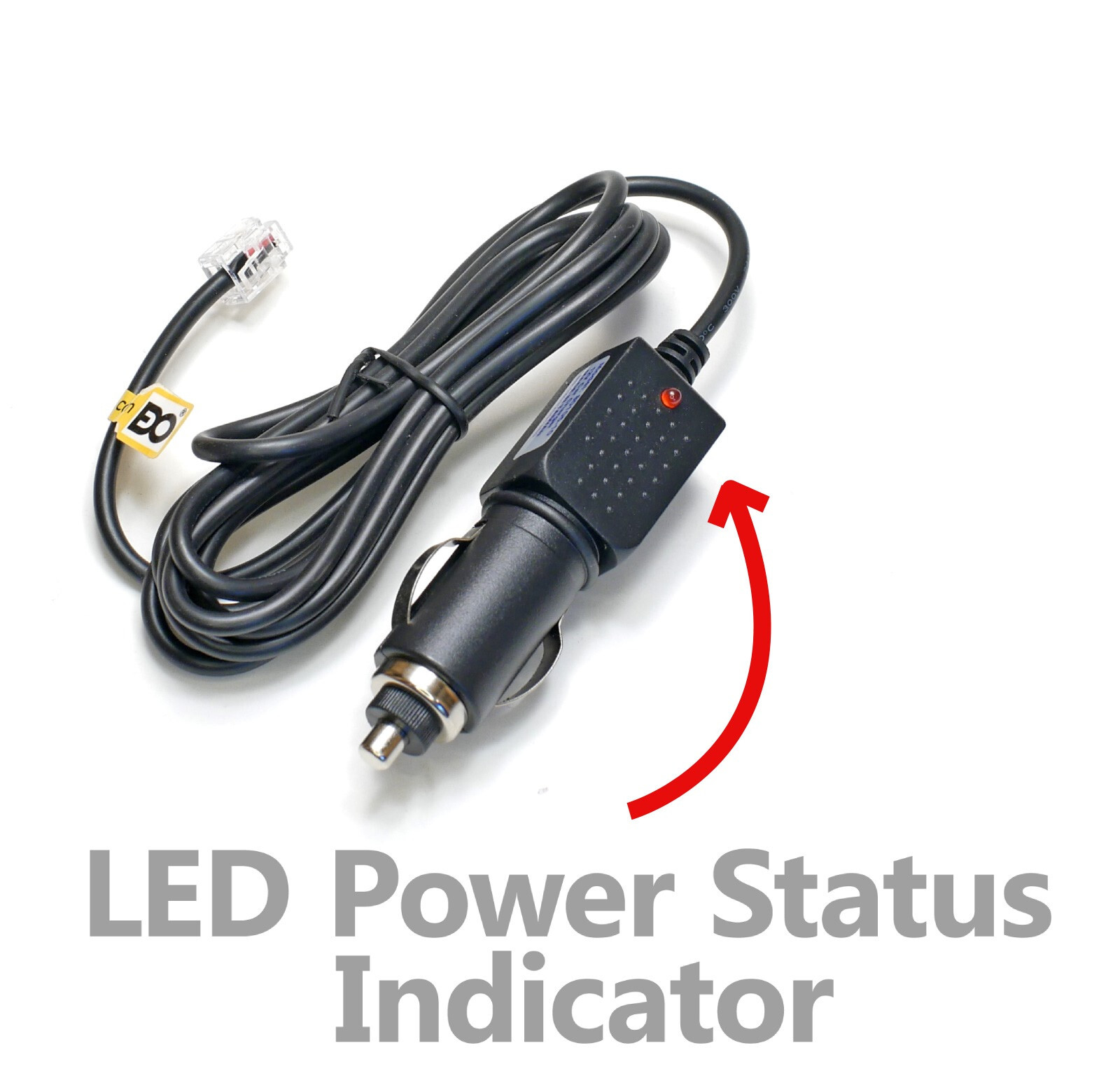 RJ11 Car Power Cord for Escort Passport 8500 X50 9500IX 7500IS Redline 360c MAX