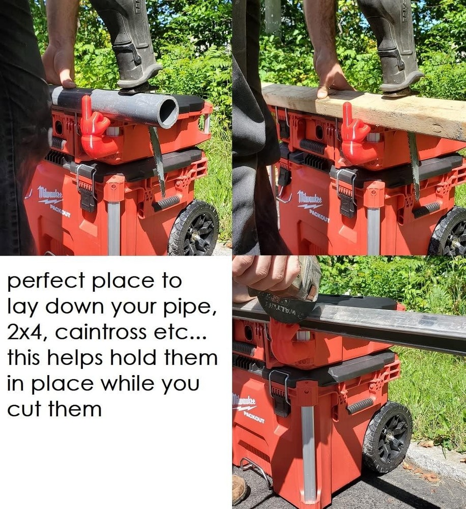 Accessory for Milwaukee packout Tool Box red