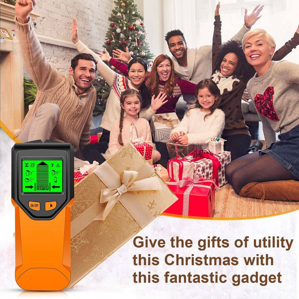 5 in 1 Stud Finder Tool with Intelligent Microprocessor Chip HD LCD Display for