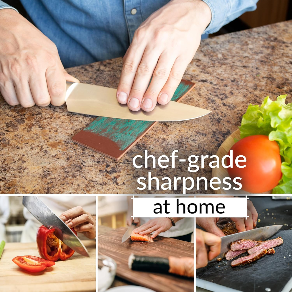 Hutsuls Knife Stropping Leather for Sharpening - Get Razor-Sharp Edges