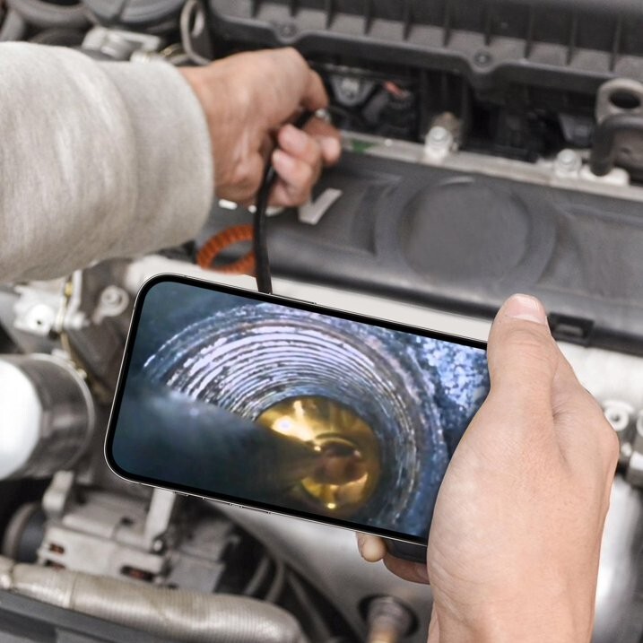 Pipe Inspection Camera Endoscope Video Sewer Drain Cleaner Waterproof Snake USB