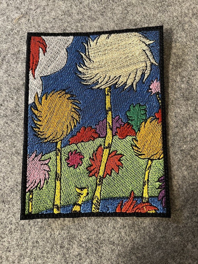 Dr. Seuss Tree stuff Iron On Patch