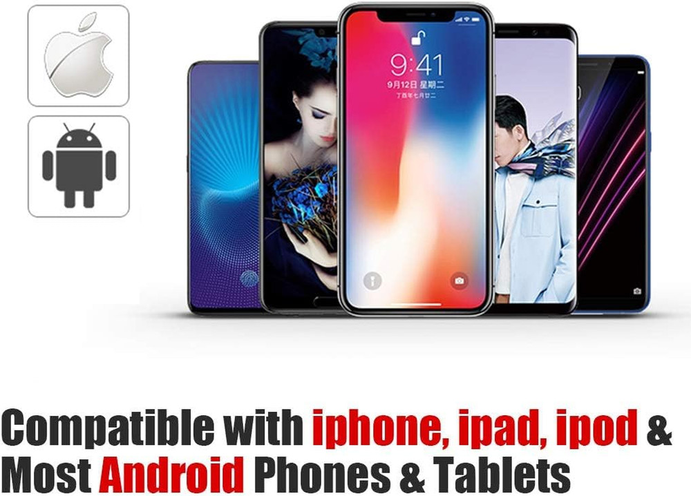 [Upgraded] Bluetooth 5.0 Remote Shutter for iPhone & Android Camera Wireless Rem