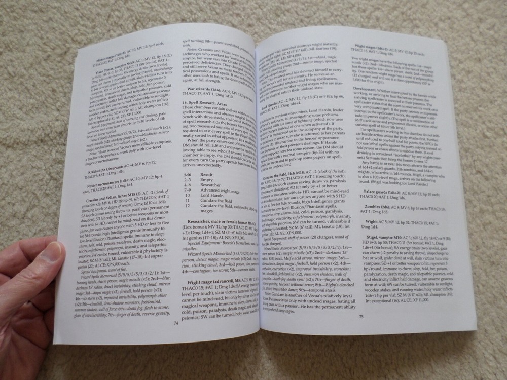 Die Vecna Die ! Dungeons & Dragons adventure module