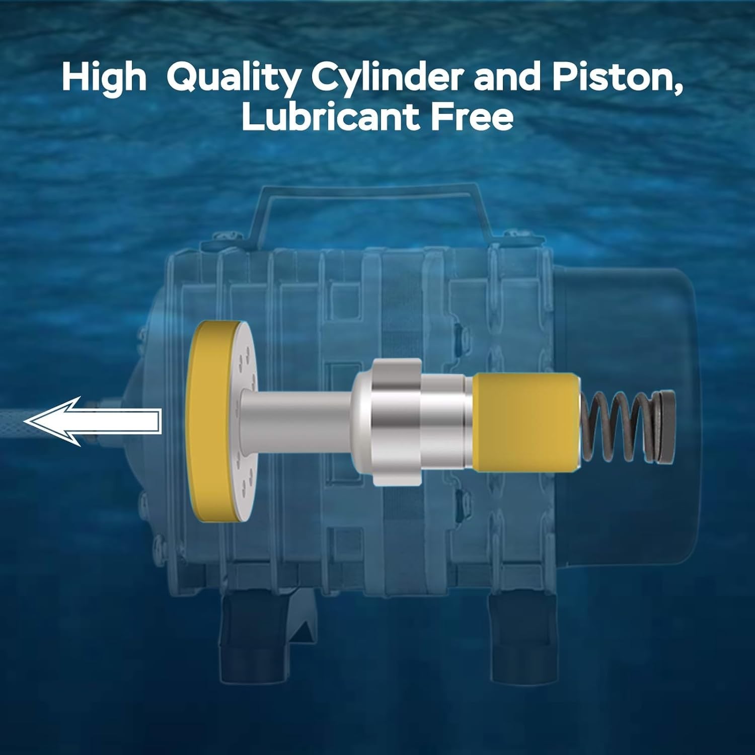 Commercial Aquarium Air Pump 600-1750 GPH Aluminum Pond Aerator Fish Tank