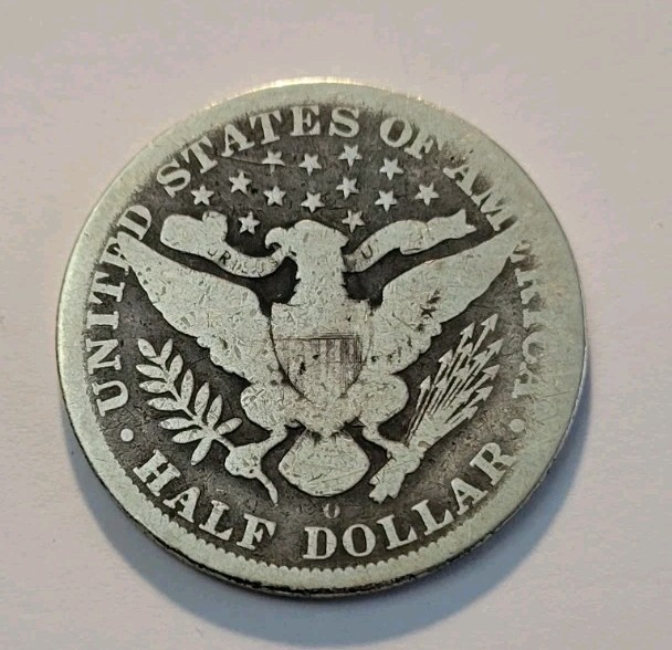 1898 O Barber Silver Half Dollar