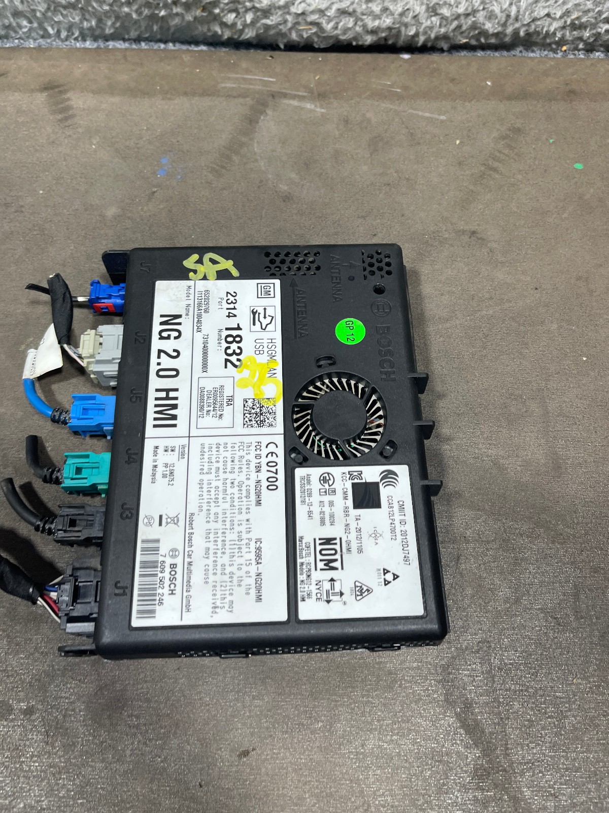 2014 Cadillac XTS OEM HMI 23141832 Human Machine Interface Module